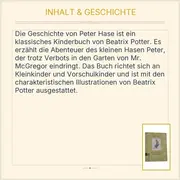 Vorschaubild 3 von Die Geschichte von Peter Hase Beatrix Potter Kinderbuch