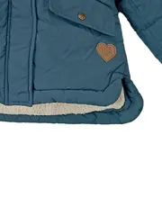 Vorschaubild 2 von Mädchen Steppjacke Gr. 110 Blau Casual Outdoor