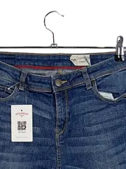 Vorschaubild 5 von Damen Jeans Hose Regular Fit Blau W29 L24 Baumwolle Elasthan