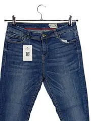 Vorschaubild 4 von Damen Jeans Hose Regular Fit Blau W29 L24 Baumwolle Elasthan