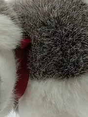 Vorschaubild 4 von Plüschtier Husky Hund grau-weiß 29cm Knopf im Ohr