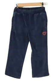 Vorschaubild 1 von Kinder Stoffhose 104 Blau Casual Preppy Herz Applikation
