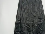 Vorschaubild 2 von EDC Lederrock Damen Gr. 36/S Schwarz Midirock