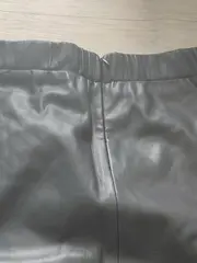 Vorschaubild 4 von EDC Lederrock Damen Gr. 36/S Schwarz Midirock