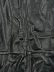 Vorschaubild 3 von EDC Lederrock Damen Gr. 36/S Schwarz Midirock