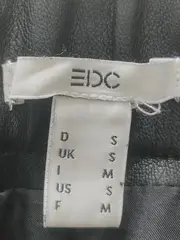 Vorschaubild 6 von EDC Lederrock Damen Gr. 36/S Schwarz Midirock
