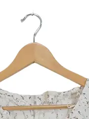 Vorschaubild 2 von Damen Bluse ärmellos Blumenmuster weiß Einheitsgröße