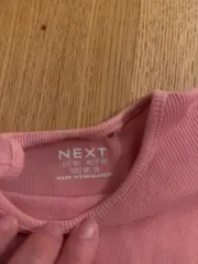 Vorschaubild 2 von Mädchen Langarmshirt Gr. 92 Rosa Rippstrick Rüschen