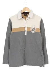 Vorschaubild 1 von Herren Poloshirt Langarm Gr. 42/S Grau Casual