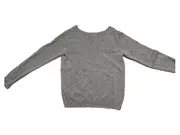 Vorschaubild 2 von Damen Pullover V-Ausschnitt Grau Gr. 40/L Casual