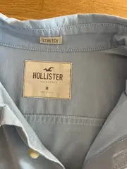 Vorschaubild 5 von Herren Freizeithemd M Gestreift Blau Weiß Casual Langarm