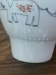Vorschaubild 3 von Thomas Porzellan Tasse Elefant Charmant Weiß 8 cm