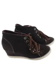 Vorschaubild 1 von Damen Schnürschuhe Gr. 39 Schwarz Casual Streetwear Sneaker