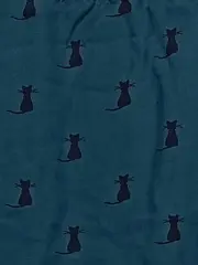 Vorschaubild 6 von Damen T-Shirt Petrol Gr. 36/S mit Katzenmuster Casual