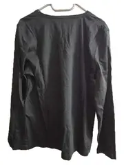 Vorschaubild 3 von Damen Langarmshirt Gr. 46 Schwarz Pima Cotton Strasssteine