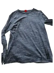 Vorschaubild 1 von Jungen Pullover Langarmshirt Blau Meliert Gr. 152 Casual