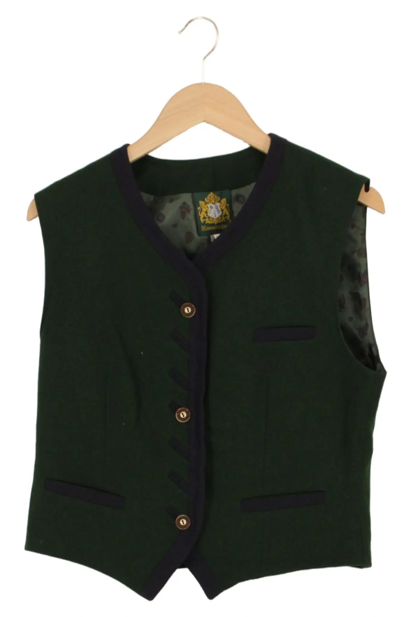 HAMMERSCHMID Trachtenweste Damen 38/M Grün Traditionell Wolle Weste