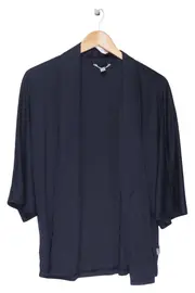 Vorschaubild 1 von Damen Strickjacke Blau Gr. 36/S Casual Viskose Cardigan