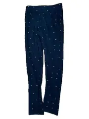 Vorschaubild 3 von Kinder Leggings Punkte Schwarz Gr. 122, 128 Baumwolle