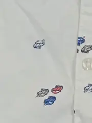 Vorschaubild 2 von Jungen Kurzarmhemd Gr. 86 (18 Monate) Weiß mit Auto-Print Casual