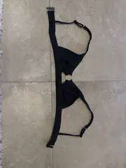 Vorschaubild 5 von Damen Bikini Oberteil Schwarz Gr. 36 S Rippstrick Modern