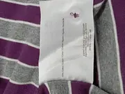 Vorschaubild 4 von Damen Pullover Gr. 40/L Gestreift Mehrfarbig Baumwolle Langarm