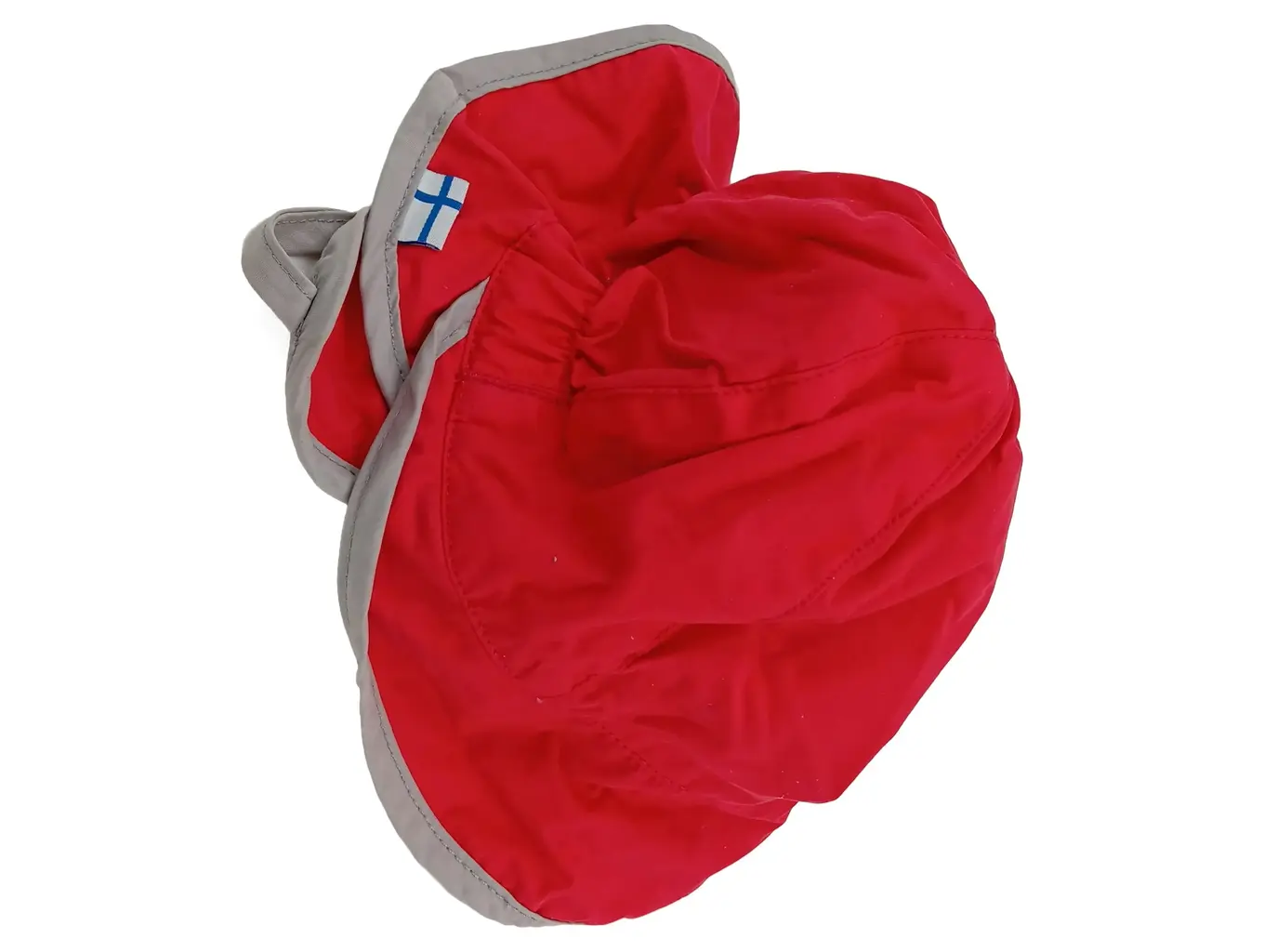 FINKID Kinder Hut Gr. 50 Rot Outdoor Sonnenhut Baumwolle Polyamid