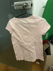 Vorschaubild 3 von Mädchen T-Shirt Gr. 158/164 Rosa Gestreift Flamingo Pailletten