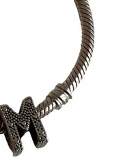 Vorschaubild 3 von Moments Schlangenkettenarmband Damen 17cm Silber Herz Schriftzug