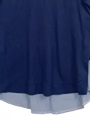 Vorschaubild 3 von Damen Pullover 3/4 Arm Blau Gr. 36/S Uni Viskose Mix Casual