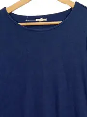 Vorschaubild 4 von Damen Pullover 3/4 Arm Blau Gr. 36/S Uni Viskose Mix Casual