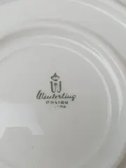 Vorschaubild 2 von Sauciere Weiß Gold Geometrisch Klassisch Elegant Vintage 2er Set 17.5cm