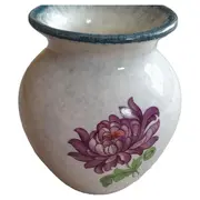 Vorschaubild 1 von Vase Weiß Keramik bauchig Blumen Klassisch Dekor Wien
