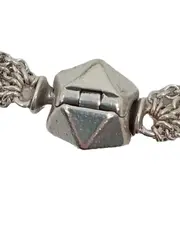 Vorschaubild 3 von Multi-Strand Charm Bracelet 925 Silber Geometrisch 16cm Damen