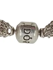 Vorschaubild 2 von Multi-Strand Charm Bracelet 925 Silber Geometrisch 16cm Damen