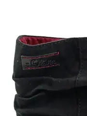 Vorschaubild 4 von Damen Stiefeletten Gr. 37 Schwarz Wildleder Optik Reißverschluss