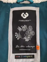 Vorschaubild 3 von Damen Leichte Jacke Gr. 36/S Grün Casual Kapuze Übergangsjacke