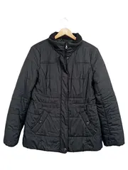 Vorschaubild 1 von Damen Steppjacke Gr. 40 L Schwarz Winterjacke gefüttert