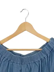 Vorschaubild 5 von Damen Hemdbluse Off-Shoulder Blau Gr. 38 Casual