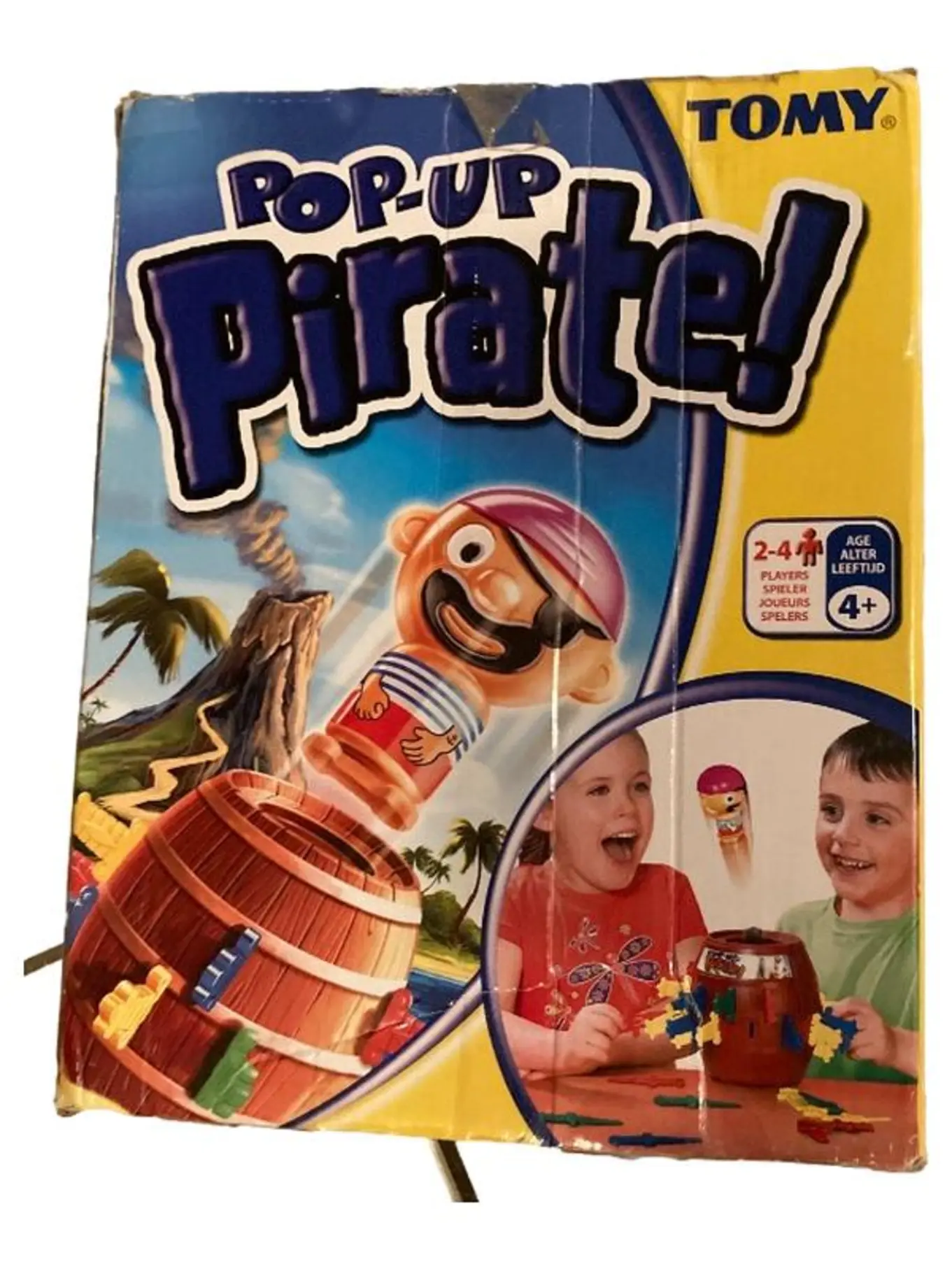 TOMY Pop-Up Pirate! Geschicklichkeitsspiel Kinderspiel 2-4 Spieler ab 4 Jahre