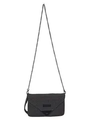 Vorschaubild 1 von Damen Umhängetasche Grau Punkte Elegant Vintage 26x16cm