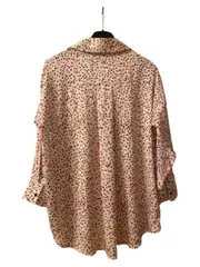Vorschaubild 2 von Damen Bluse XS Mehrfarbig Herzmuster Feminin Langarm