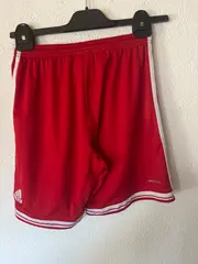 Vorschaubild 2 von FC Bayern München Fußballshorts Kinder Gr. 50 Rot Sportshorts