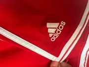 Vorschaubild 3 von FC Bayern München Fußballshorts Kinder Gr. 50 Rot Sportshorts