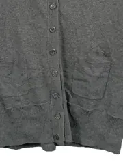 Vorschaubild 2 von Strickjacke Damen Gr. 36/S Grau Casual Baumwolle Kaschmir