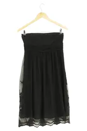 Vorschaubild 2 von Damen festliches Kleid Gr. 38/M Schwarz Elegant Spitze Abendkleid Party