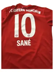 Vorschaubild 2 von FC Bayern München Trikot Herren Gr. M Sané #10 Bundesliga 2020/21