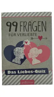 Vorschaubild 1 von 99 Fragen für Verliebte - Das Liebes-Quiz Kartenspiel Paare