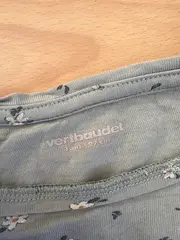 Vorschaubild 2 von Langarmshirt Mädchen Gr. 92 Grün Blumenmuster Baumwolle