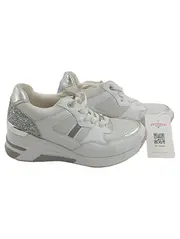 Vorschaubild 1 von Damen Sneaker low Weiß Gr. 39 Modisch Glitzer